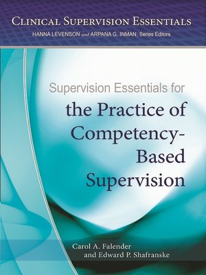 cover image of Supervision Essentials for the Practice of Competency-Based Supervision